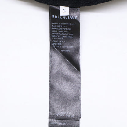 BALENCIAGA 2023 Valentine CD Cotton Hoodie Black Size L