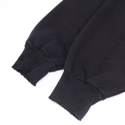 BALENCIAGA 2023 Valentine CD Cotton Hoodie Black Size L