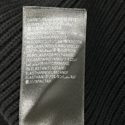 BALENCIAGA Cotton Wool Crewneck Knit Black Size XS