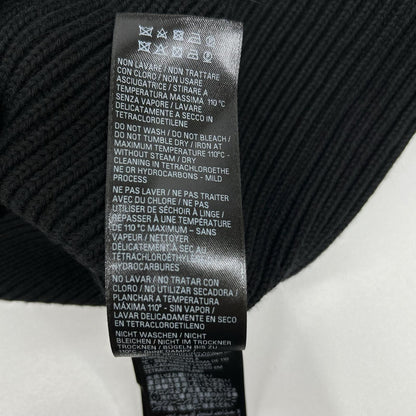 BALENCIAGA Cotton Wool Crewneck Knit Black Size XS