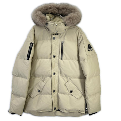 MOOSE KNUCKLES 3Q Down Jacket Beige Size L