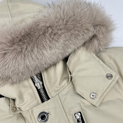 MOOSE KNUCKLES 3Q Down Jacket Beige Size L