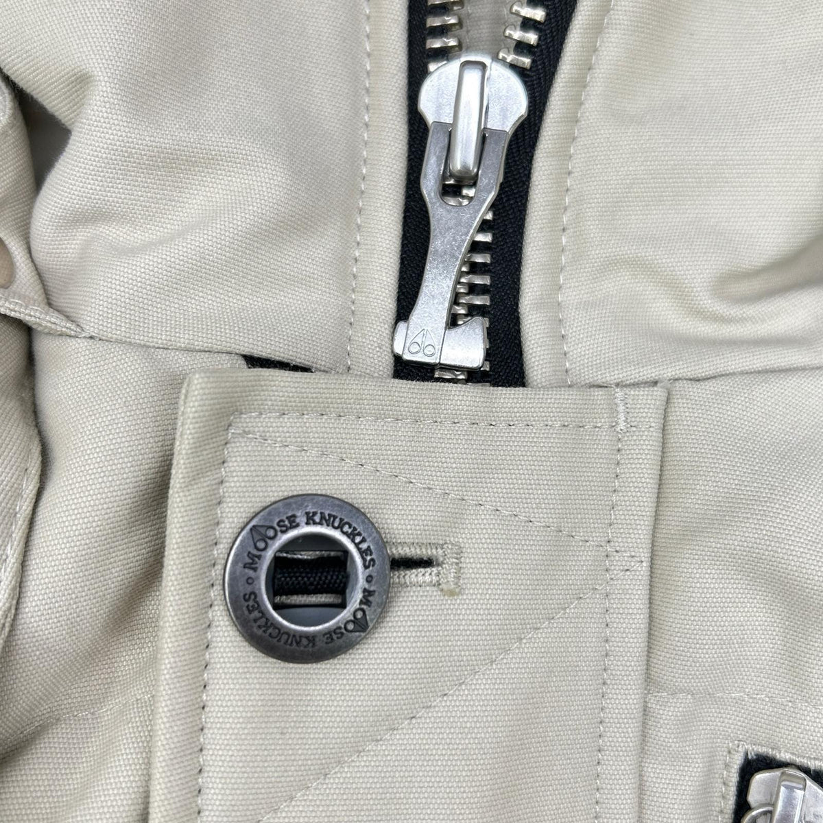 MOOSE KNUCKLES 3Q Down Jacket Beige Size L