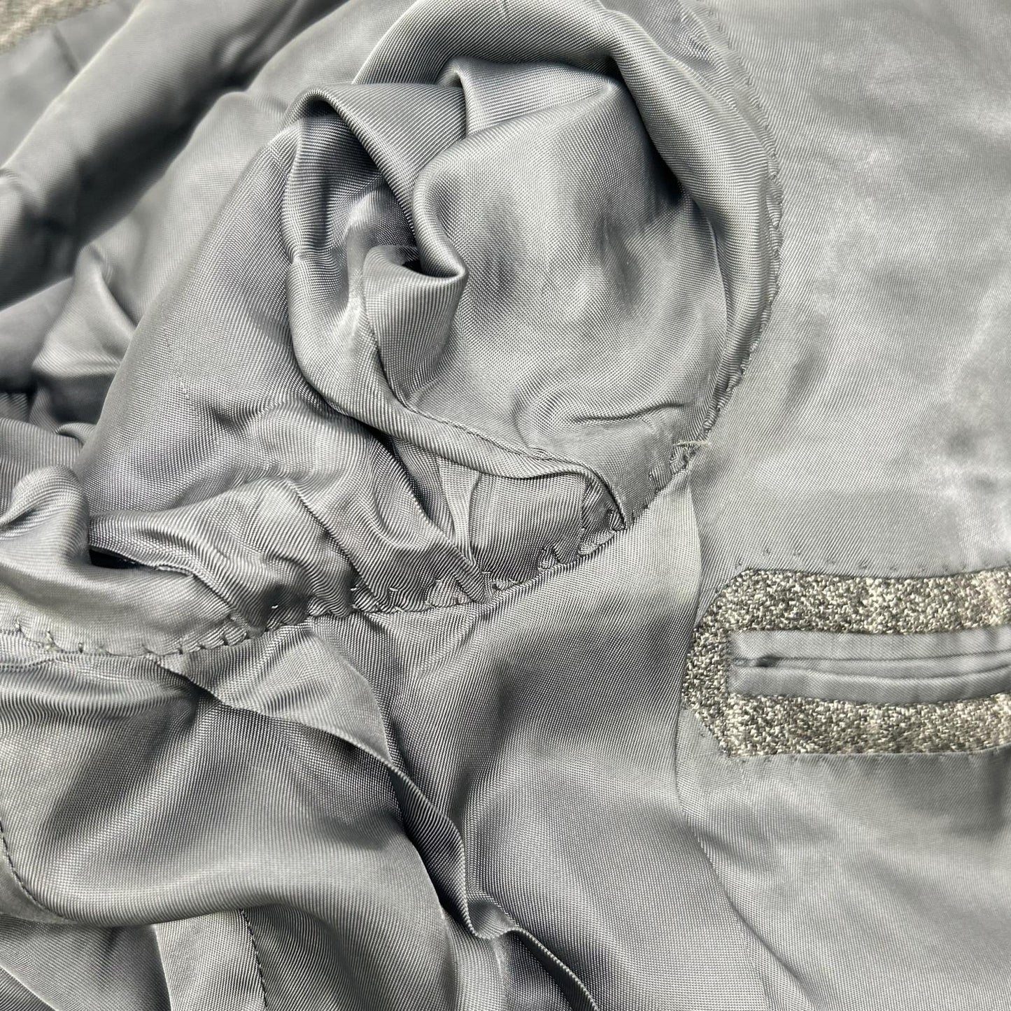 Sartoria Ring RT025F40C Wool Suit Gray Size 44 Size 44
