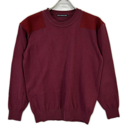 ISSEY MIYAKE MEN ME01KN198 Crewneck Knit Bordeaux Size 1