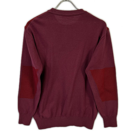 ISSEY MIYAKE MEN ME01KN198 Crewneck Knit Bordeaux Size 1