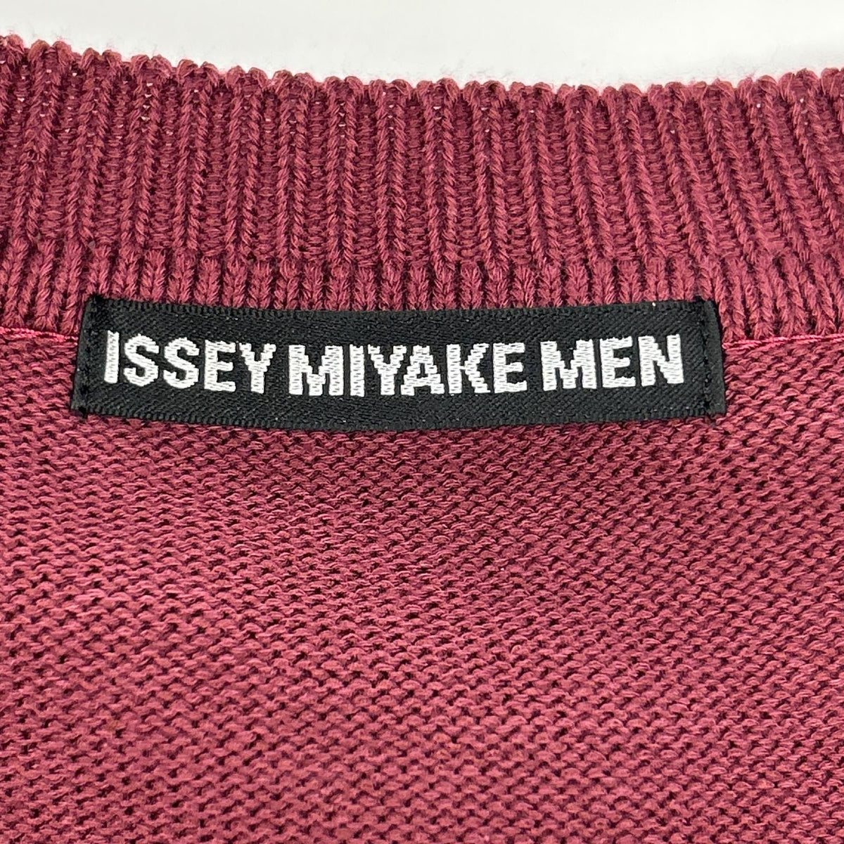 ISSEY MIYAKE MEN ME01KN198 Crewneck Knit Bordeaux Size 1