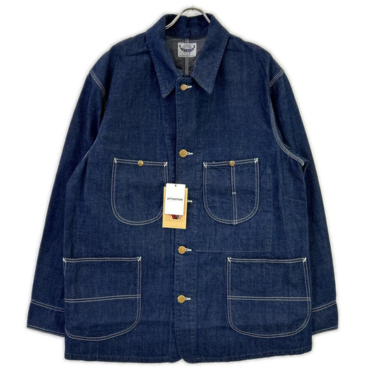 JELADO JP94491J Indigo Denim Coverall Jacket Size XXL