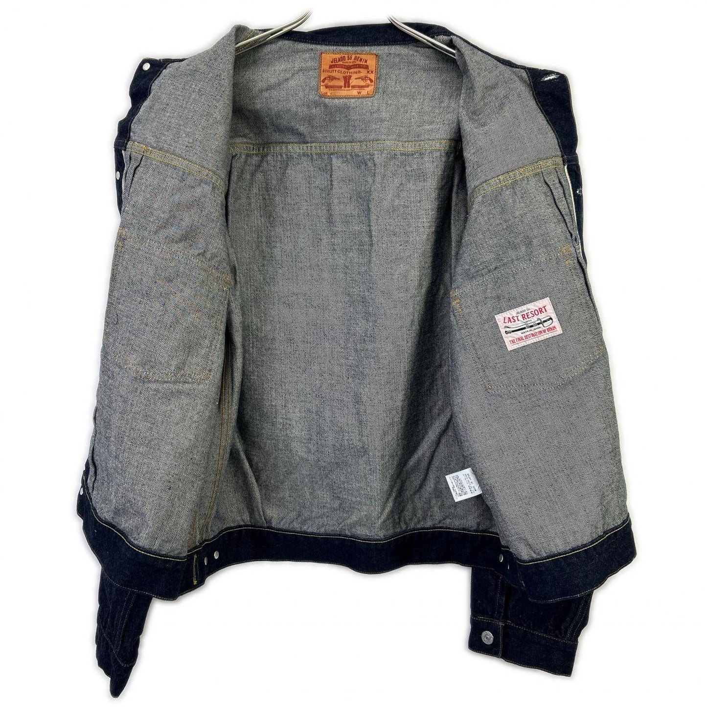JELADO JP94406D Indigo 55Denim Jacket Size XXL