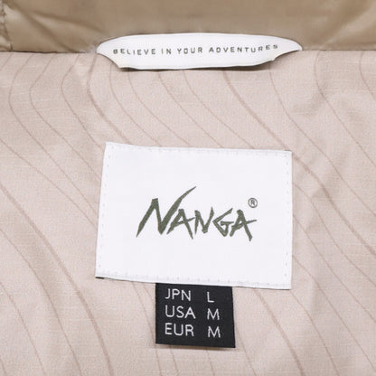 NANGA CONTOUR AURORA Down Jacket Beige Size L