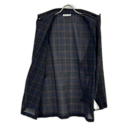 SOFTHYPHEN MGMFB241210 Check Sheer S/S Shirt Brown Size 03