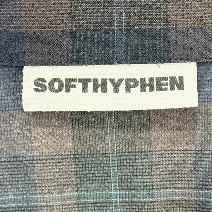 SOFTHYPHEN MGMFB241210 Check Sheer S/S Shirt Brown Size 03