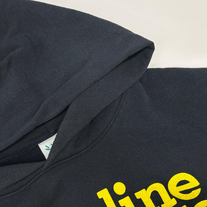 ONLINE CERAMICS Navy Logo Cotton Hoodie Size XL