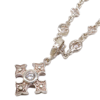 LoreeRodkin Fancy Cross Gothic Necklace Silver Size ONE SIZE