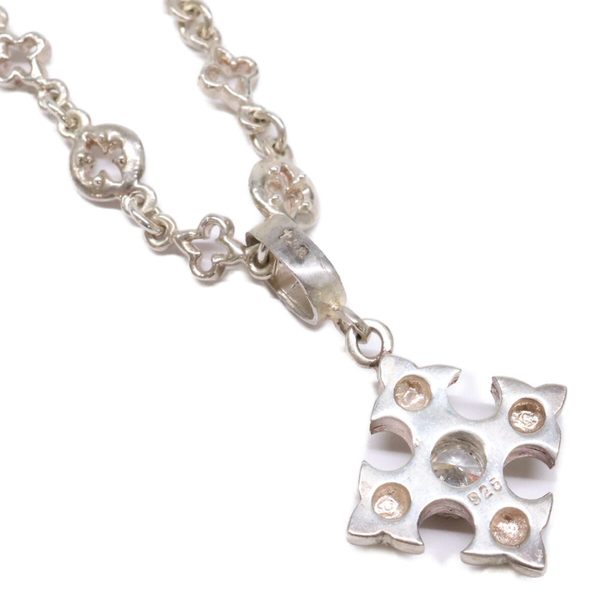 LoreeRodkin Fancy Cross Gothic Necklace Silver Size ONE SIZE