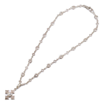 LoreeRodkin Fancy Cross Gothic Necklace Silver Size ONE SIZE