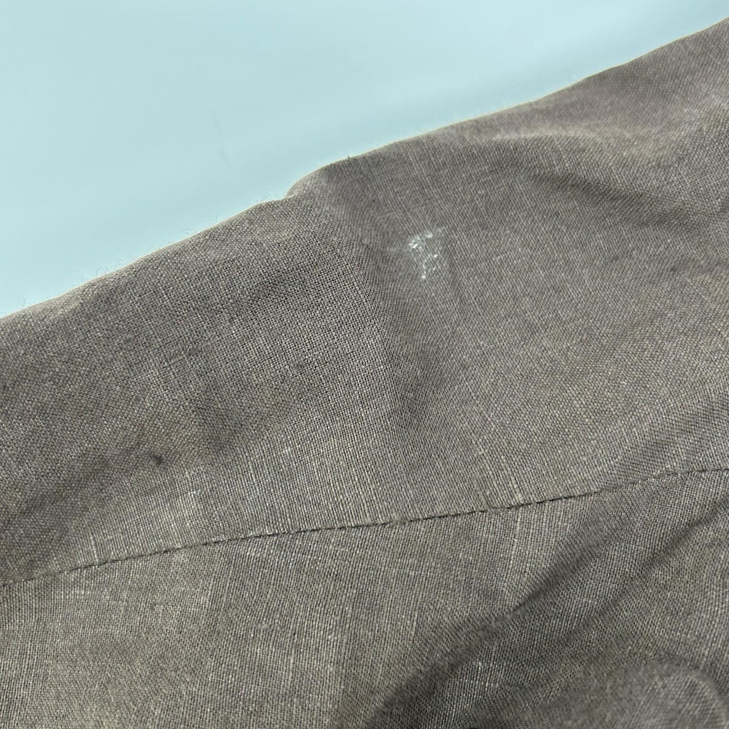 ANATOMICA Linen Arthur Coat Dark Brown