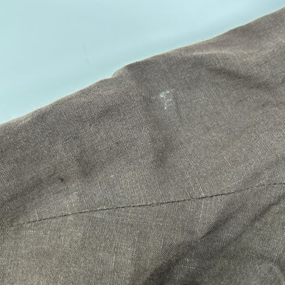 ANATOMICA Linen Arthur Coat Dark Brown