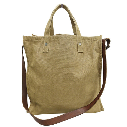 RRL Canvas Carpenter 2-Way Tote Bag Beige Size ONE SIZE