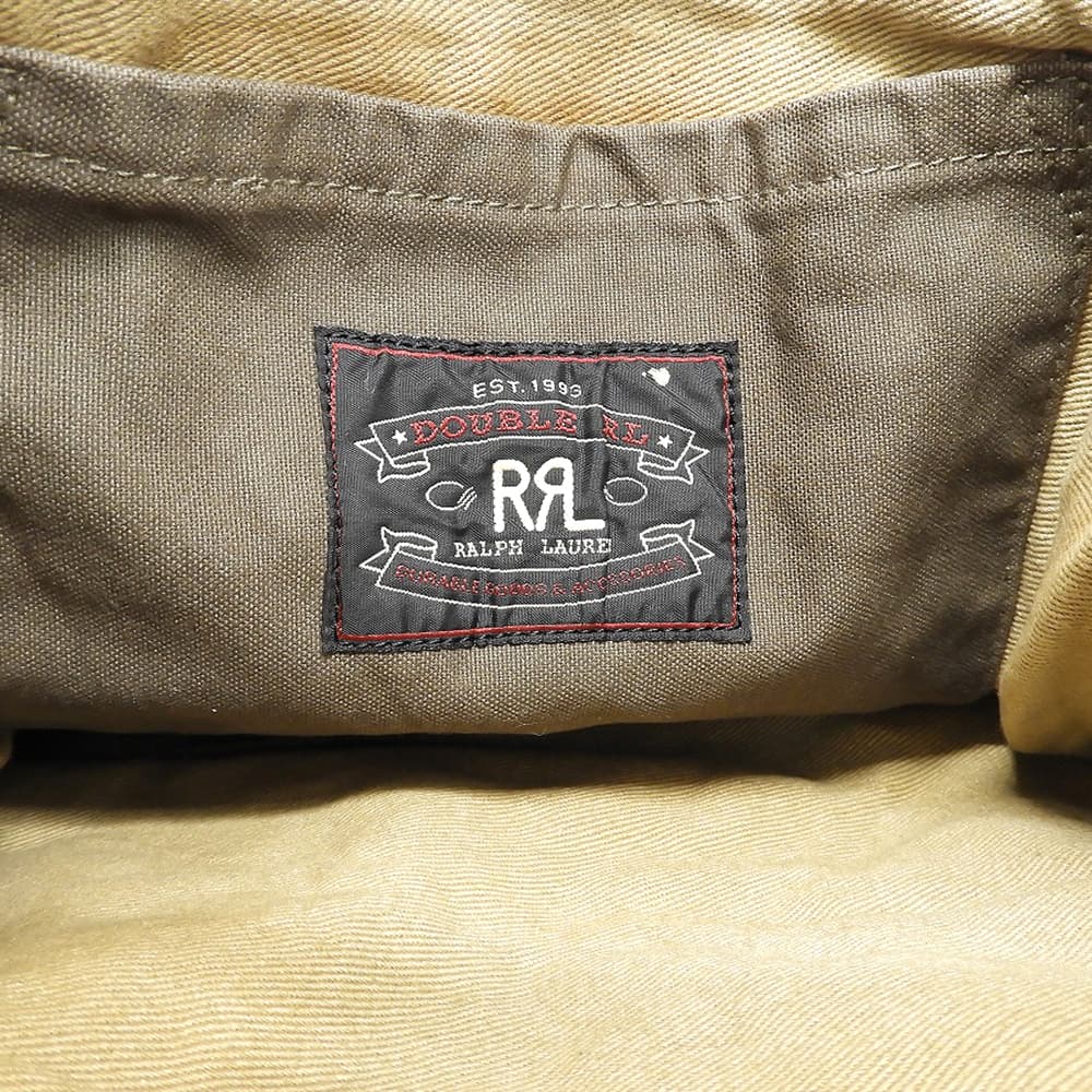 RRL Canvas Duck Tote Bag Khaki Size ONE SIZE