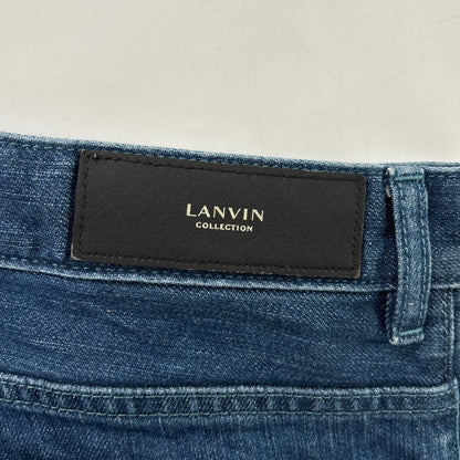 LANVIN COLLECTION Selvedge Denim Jeans Indigo Size 54
