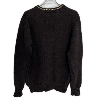 COMMEdesGARCONS HOMME Brown Wool Crewneck Knit Size M