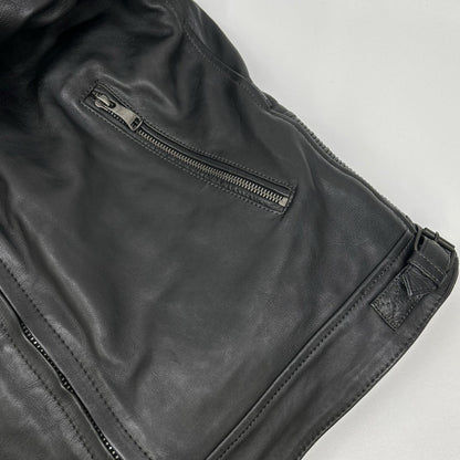 Helstons Leather Jacket Black Size S
