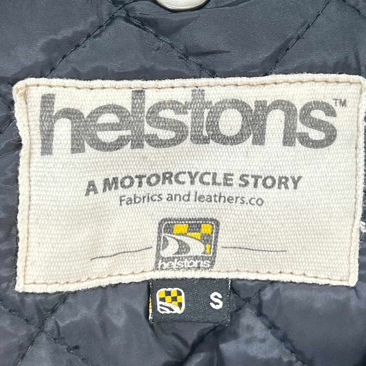 Helstons Leather Jacket Black Size S