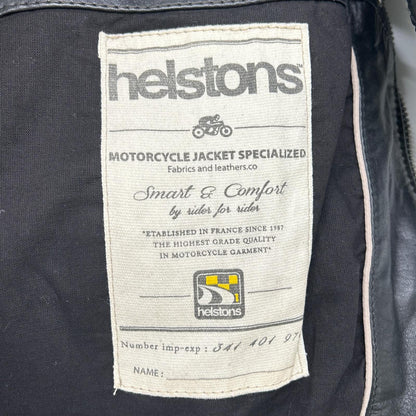 Helstons Leather Jacket Black Size S