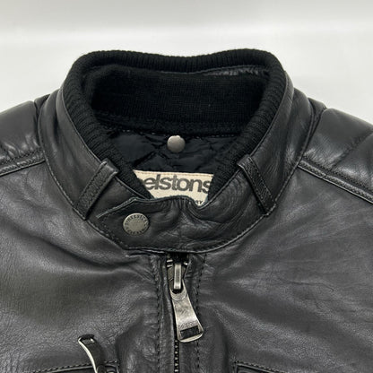 Helstons Leather Jacket Black Size S