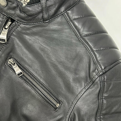 Helstons Leather Jacket Black Size S