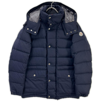 MONCLER 12AW AMBROISE Navy Wool Down Jacket Size 0