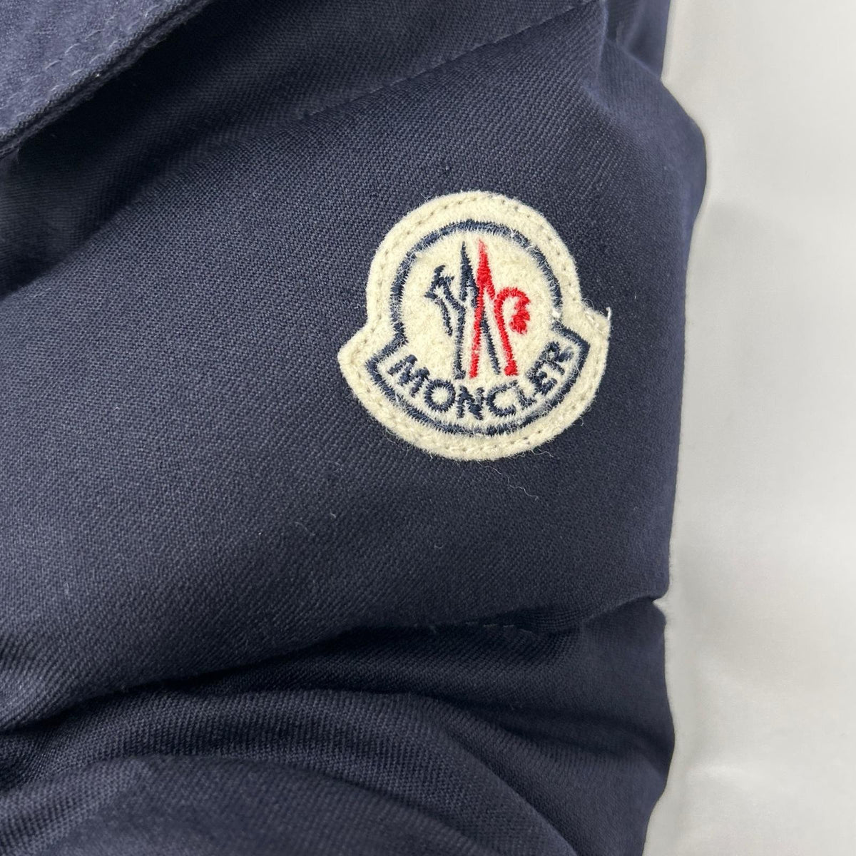 MONCLER 12AW AMBROISE Navy Wool Down Jacket Size 0
