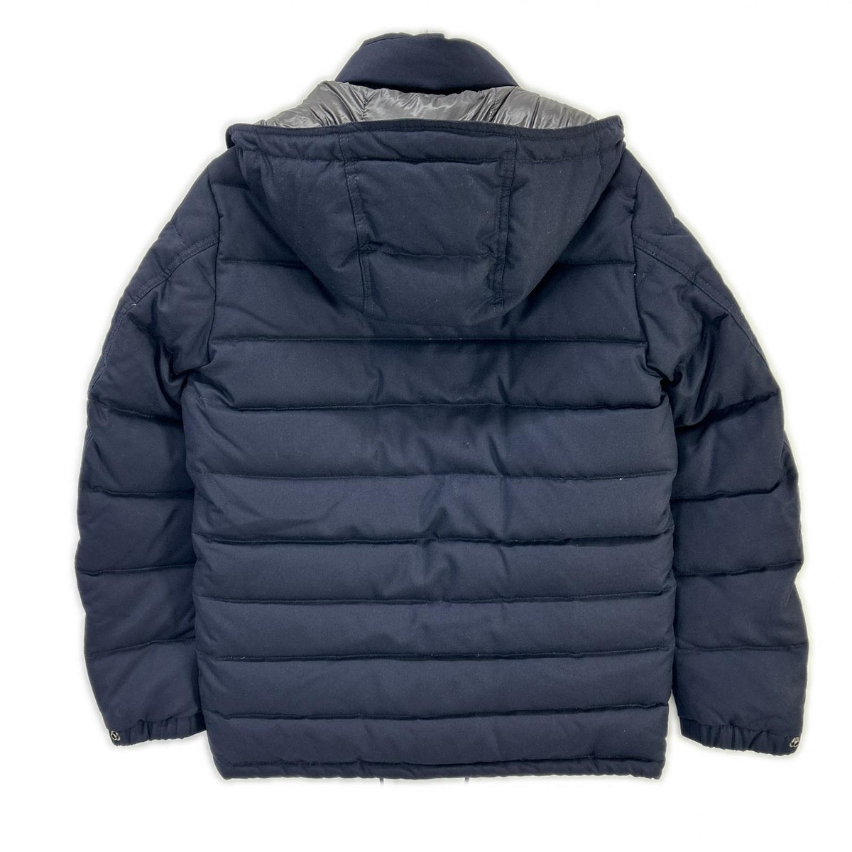 MONCLER 12AW AMBROISE Navy Wool Down Jacket Size 0