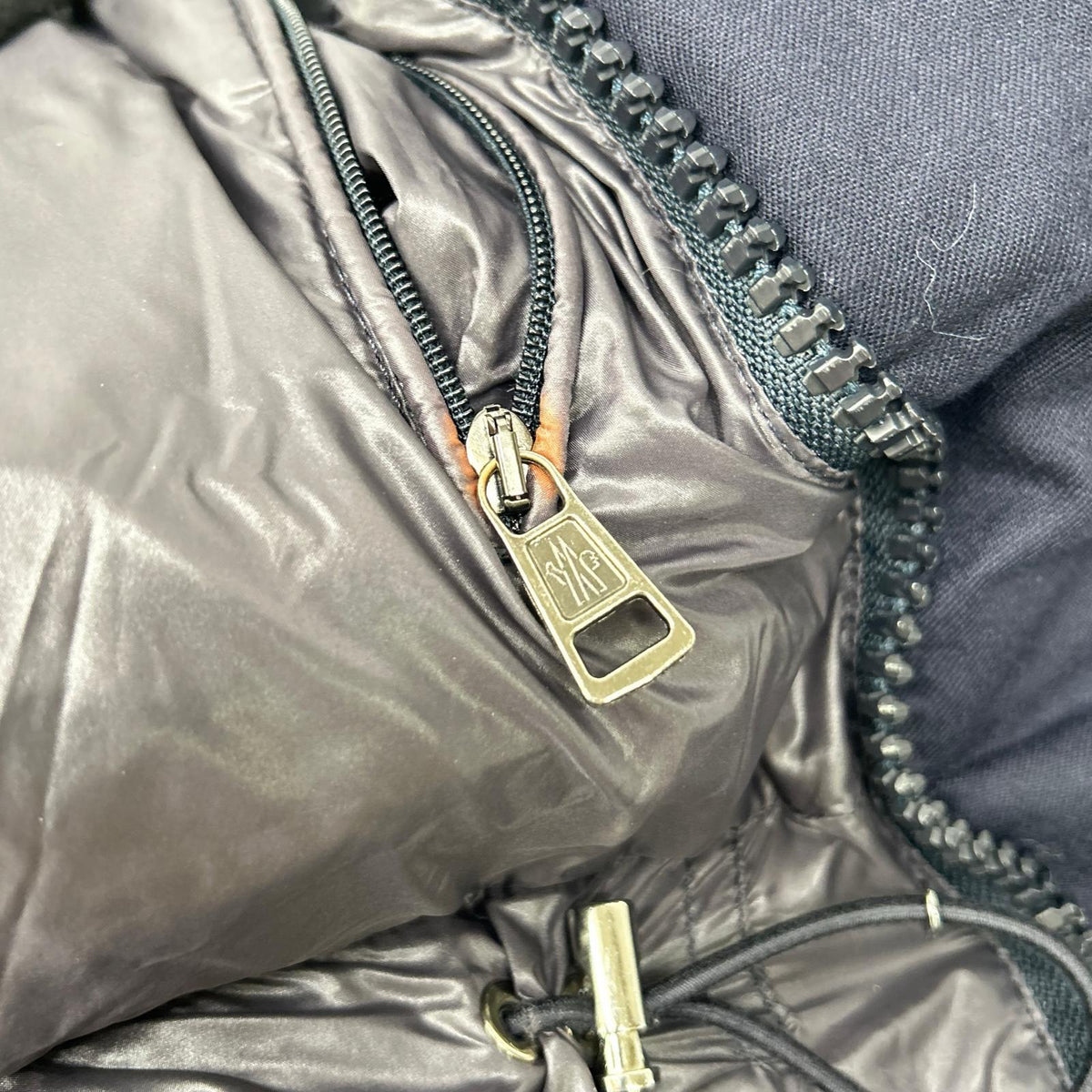 MONCLER 12AW AMBROISE Navy Wool Down Jacket Size 0