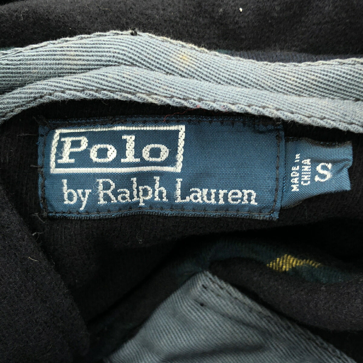 Polo Ralph Lauren Wool Liner Duffle Coat Navy Size S