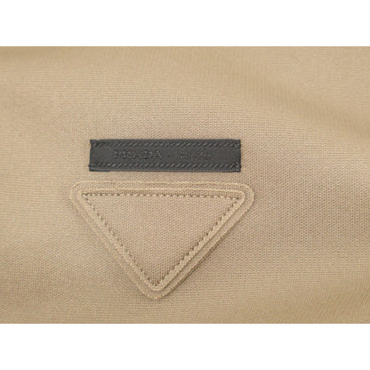 PRADA Technical Fleece Jacket Bark Brown Size M