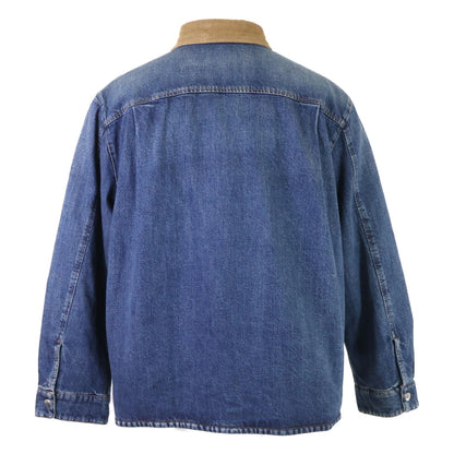 MIUMIU '24 GWB234 Denim Down Jacket Blue Size 40