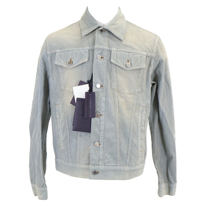 PRADA Corduroy Jacket Blue Size M
