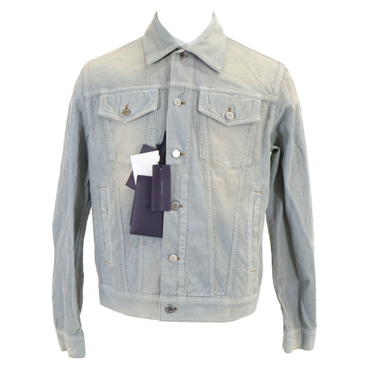 PRADA Corduroy Jacket Blue Size M