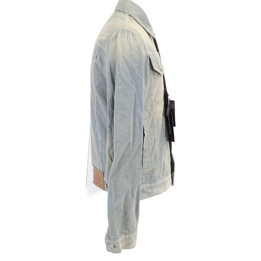 PRADA Corduroy Jacket Blue Size M