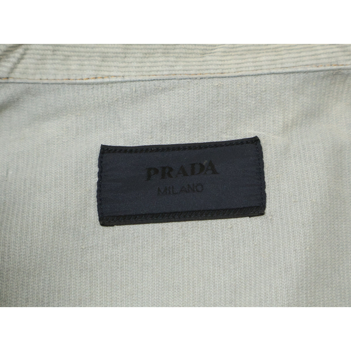 PRADA Corduroy Jacket Blue Size M