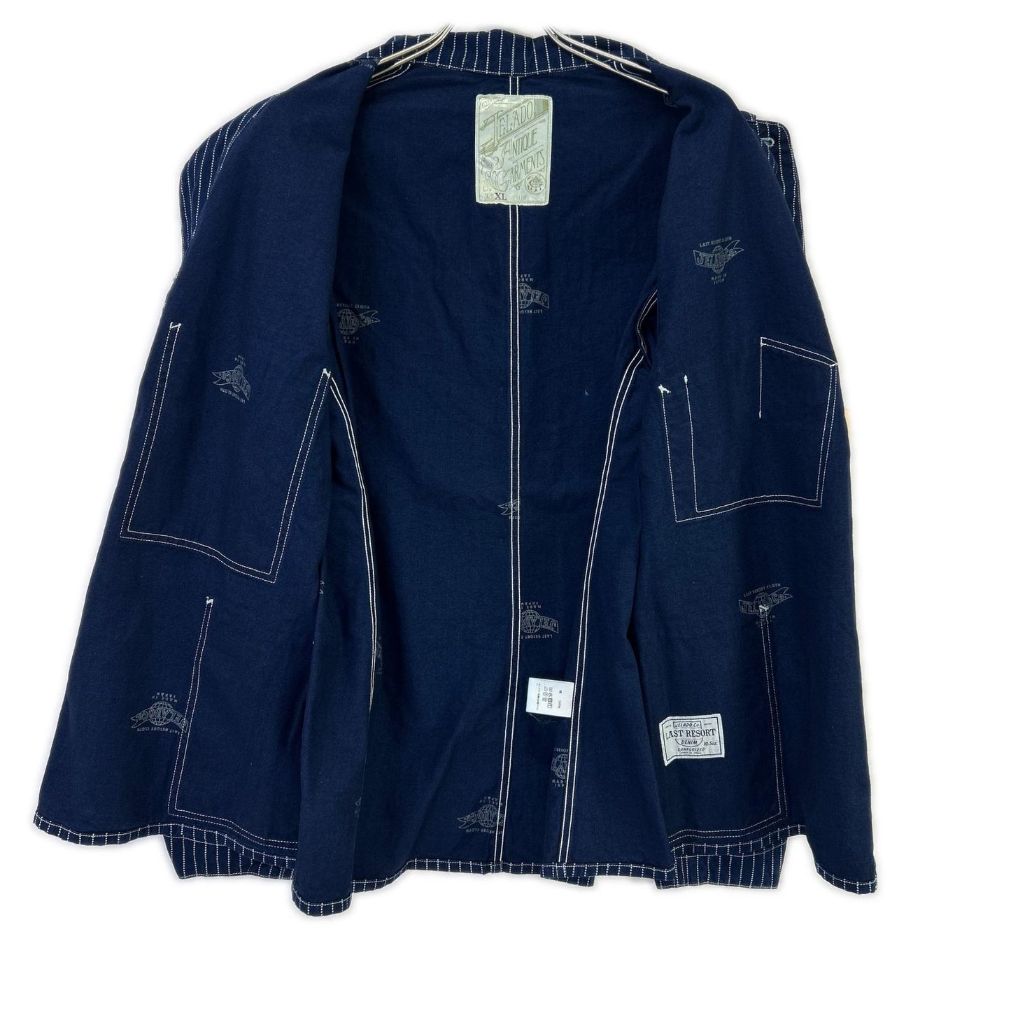 JELADO AG11406 Steelbeam Coverall Jacket Indigo Size XL