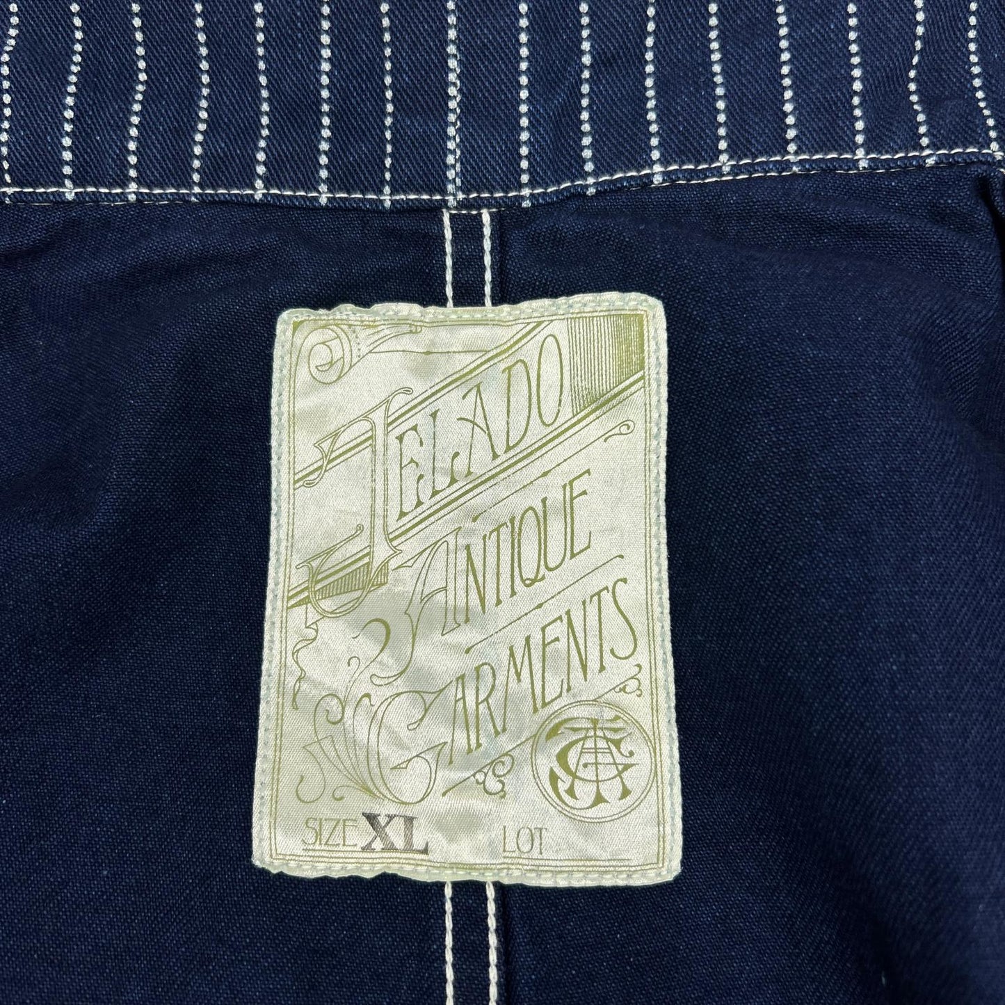 JELADO AG11406 Steelbeam Coverall Jacket Indigo Size XL