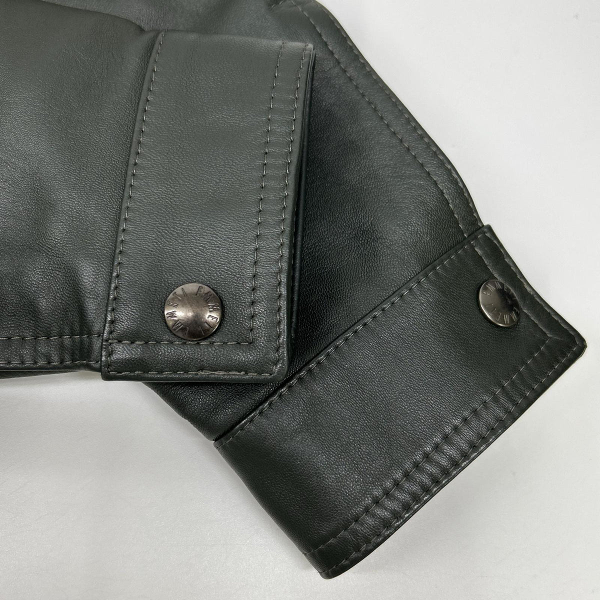 EMMETI Green JURI Lambskin Rider's Jacket Size 46