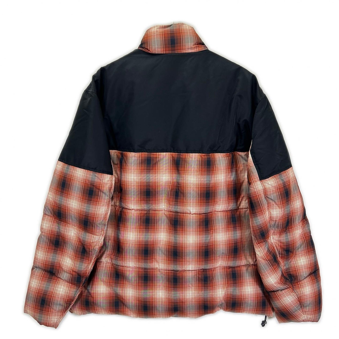 ARMANI EXCHANGE 6LZBL4 Check Down Jacket Orange/Black Size L