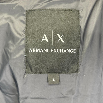ARMANI EXCHANGE 6LZBL4 Check Down Jacket Orange/Black Size L