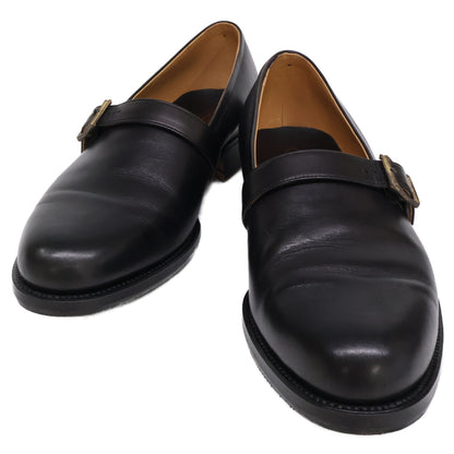 MONKS fm-124 Black Calf Monk Strap Shoes Sneakers Size 7