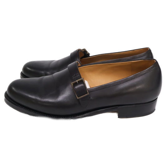 MONKS fm-124 Black Calf Monk Strap Shoes Sneakers Size 7