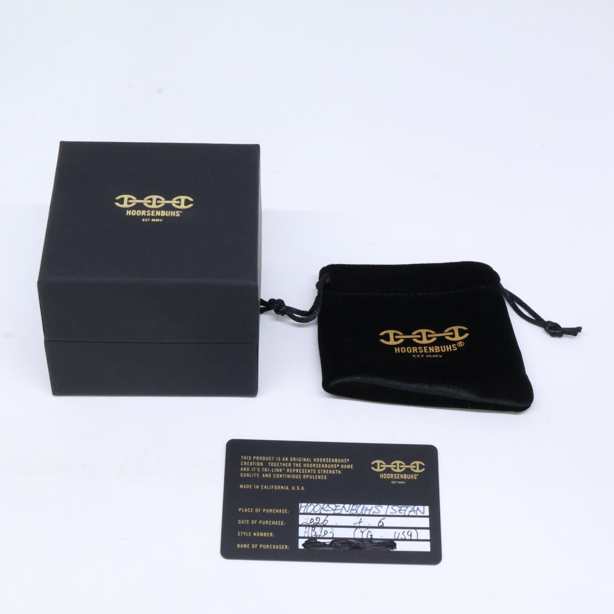 HOORSENBUHS K18 Micro Dame II Tri-Link Ring Size JP 18